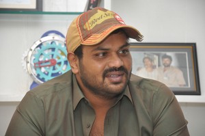Manoj Interview Stills at Attack Movie